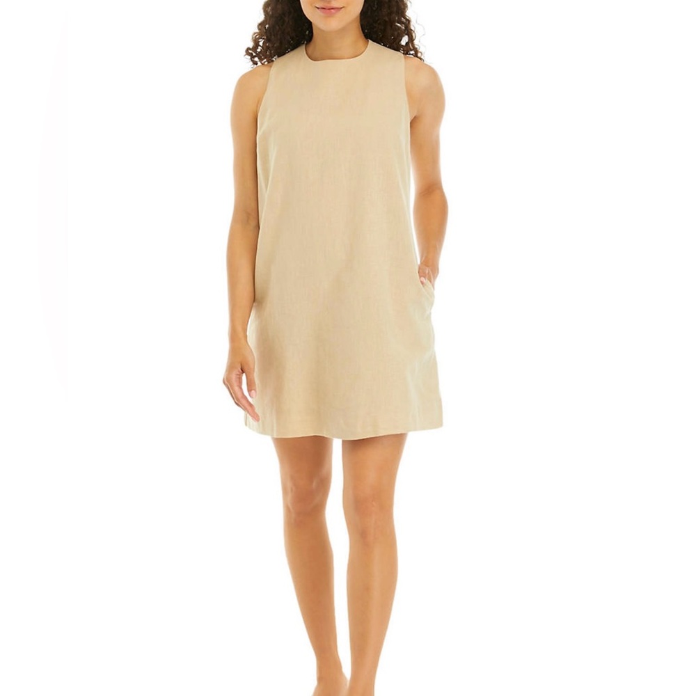 Crown & Ivy Linen Blend Dress